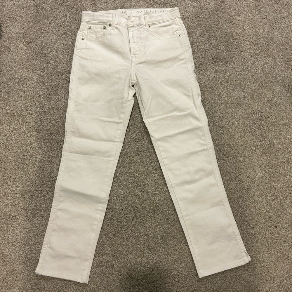 Girls Gap Pencil Slim Ankle High Rise Jeans